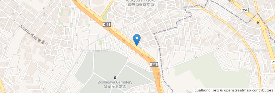 Mapa de ubicacion de 郵便ポスト en Japan, Tokyo, Toshima.