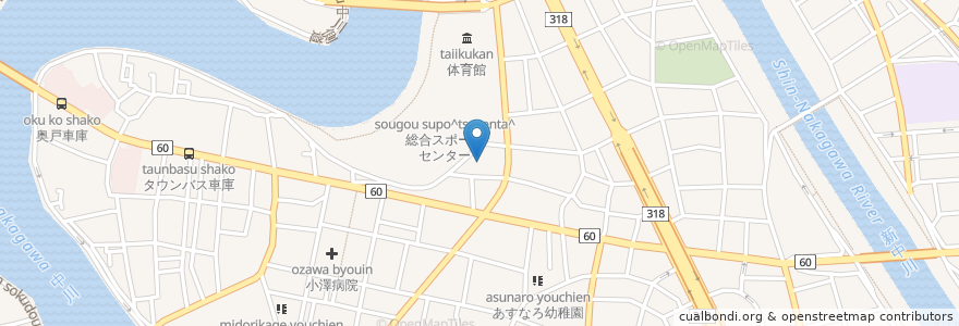 Mapa de ubicacion de 天祖神社 en Japan, Tokyo, Katsushika.