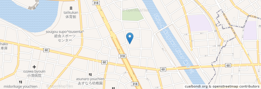 Mapa de ubicacion de 専念寺 en اليابان, 東京都, 葛飾区.