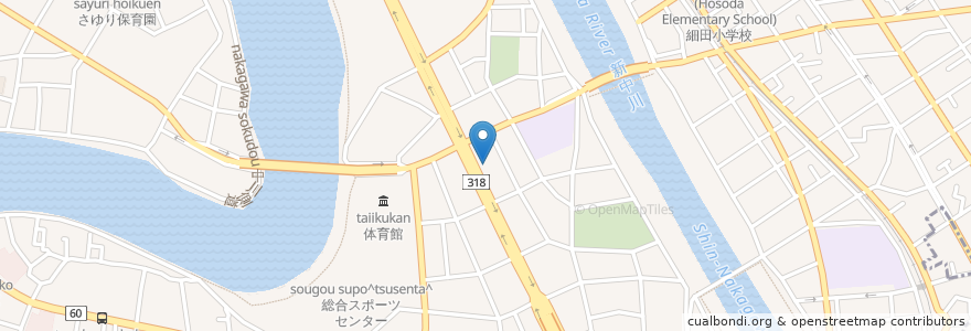 Mapa de ubicacion de ビッグボーイ en ژاپن, 東京都, 葛飾区.