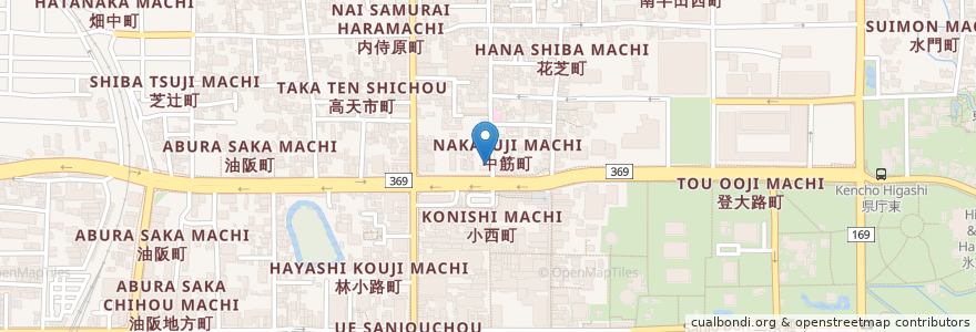 Mapa de ubicacion de 駅前留学NOVA en Jepun, 奈良県, 奈良市.