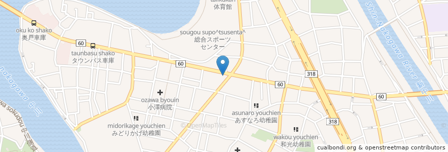 Mapa de ubicacion de セイワ en اليابان, 東京都, 葛飾区.