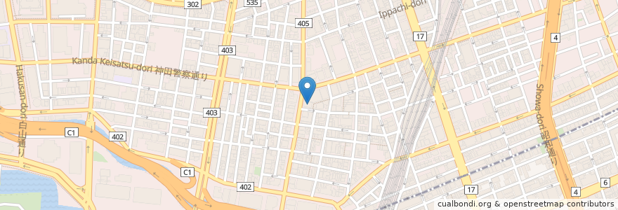Mapa de ubicacion de 珈琲館 en Japon, Tokyo, 千代田区.