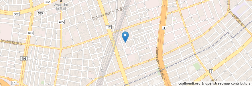 Mapa de ubicacion de タイムズ神田鍛冶町第2 en اليابان, 東京都, 千代田区.