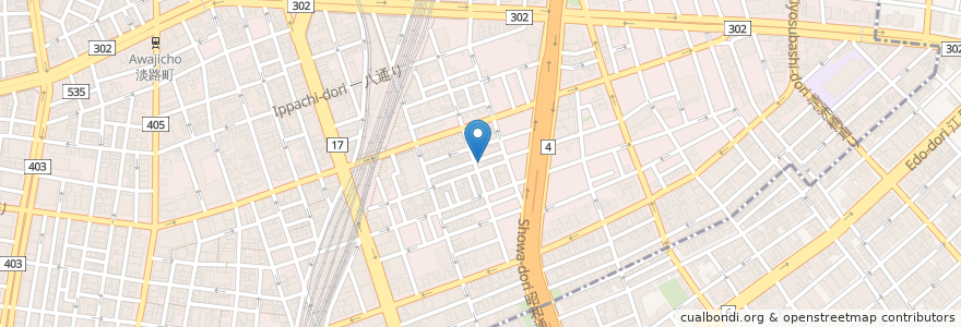 Mapa de ubicacion de ジャストパーク神田紺屋町 en 日本, 东京都/東京都, 千代田區.