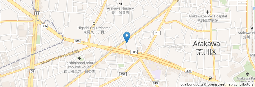 Mapa de ubicacion de Navi Park en 日本, 東京都.