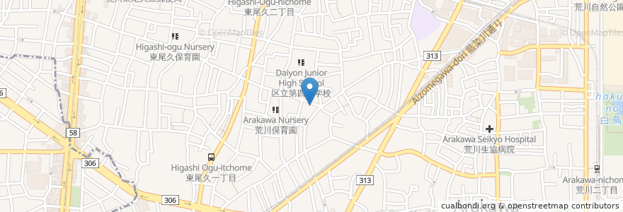 Mapa de ubicacion de ハセベ月極駐車場 en Japan, Tokio.