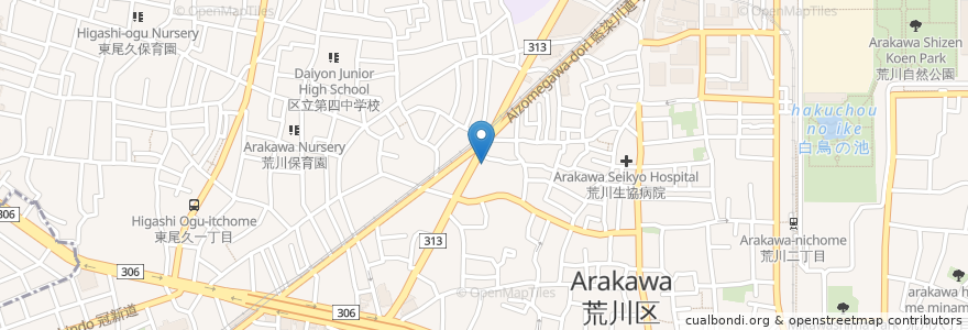 Mapa de ubicacion de 三井のリパーク en ژاپن, 東京都.