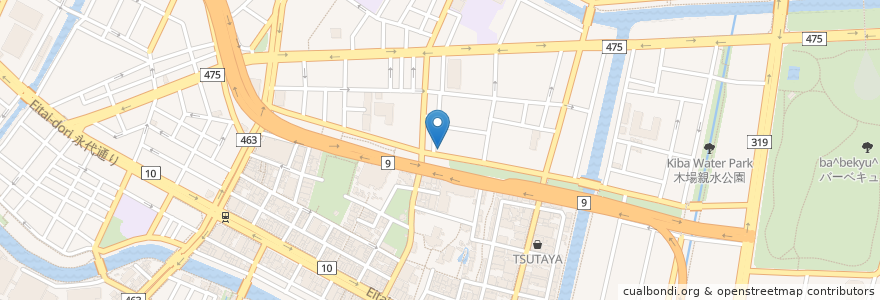 Mapa de ubicacion de イシマビル en Japon, Tokyo, 江東区.