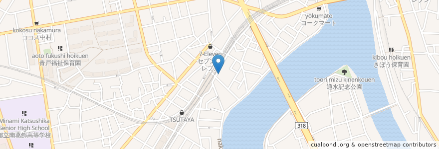 Mapa de ubicacion de ニッポンレンタカー en Japan, Tokio, 葛飾区.