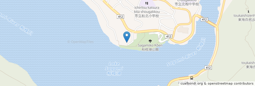 Mapa de ubicacion de Cafe Fuji en 日本, 神奈川県, 相模原市, 緑区.