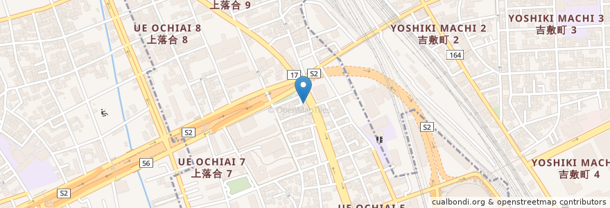 Mapa de ubicacion de とびしま接骨院 en 日本, 埼玉県, さいたま市, 大宮区.