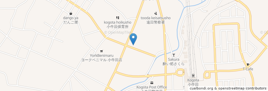 Mapa de ubicacion de 宅配ピザテン.フォー en Japon, Préfecture De Miyagi, 遠田郡, 美里町.