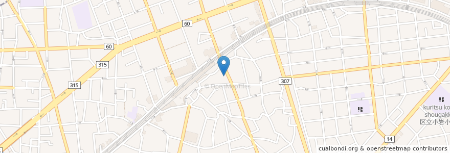 Mapa de ubicacion de 東海苑 en Giappone, Tokyo, 江戸川区.