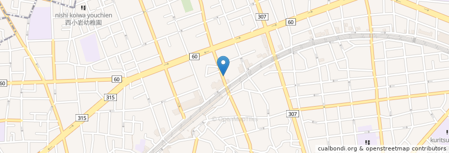 Mapa de ubicacion de 東京生活館 en 일본, 도쿄도, 江戸川区.