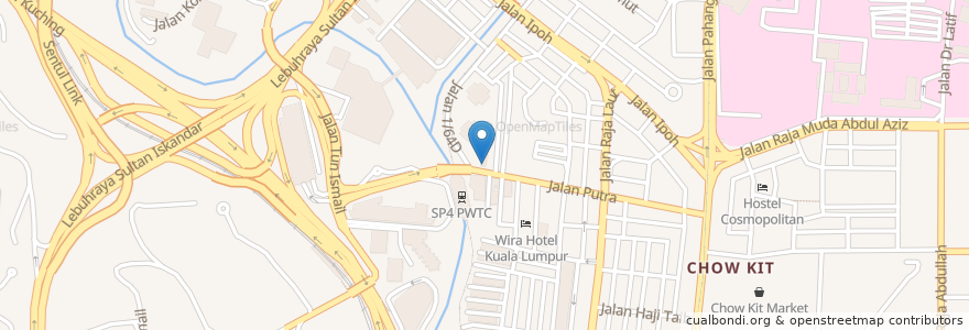 Mapa de ubicacion de Arraaziq Restoran en マレーシア, セランゴール, クアラルンプール.