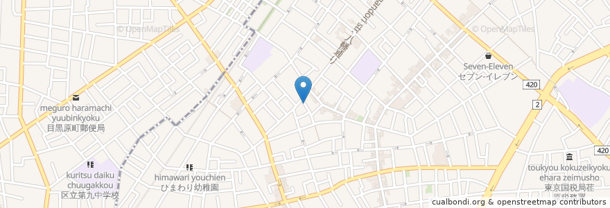 Mapa de ubicacion de 名代富士そば 西小山店 en ژاپن, 東京都, 品川区.
