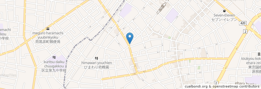 Mapa de ubicacion de GLOBE COFFEE en Japan, 東京都, 品川区.