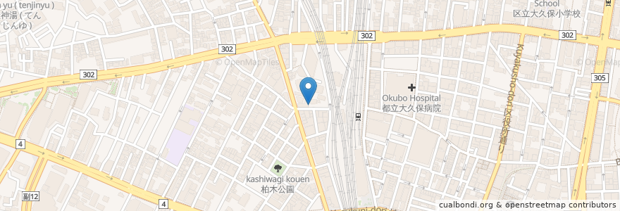Mapa de ubicacion de Misoya Hachiro en 日本, 東京都, 新宿区.