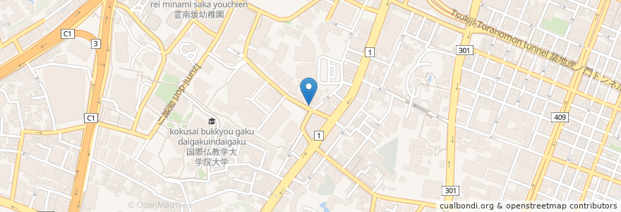 Mapa de ubicacion de いきなり！ステーキ en Japonya, 東京都, 港区.