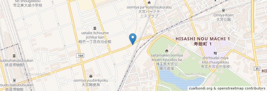 Mapa de ubicacion de ささき動物病院 en اليابان, 埼玉県, さいたま市, 大宮区.