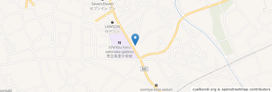 Mapa de ubicacion de 七里耳鼻咽喉科 en 日本, 埼玉県, さいたま市, 見沼区.
