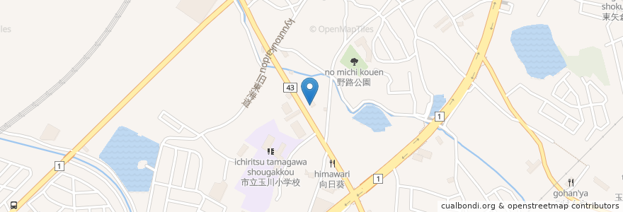Mapa de ubicacion de 粗大ごみ処理券取扱所（窓口） en 日本, 滋賀県, 草津市.