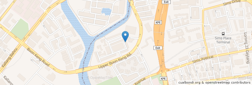 Mapa de ubicacion de Mufiz en シンガポール, Central.