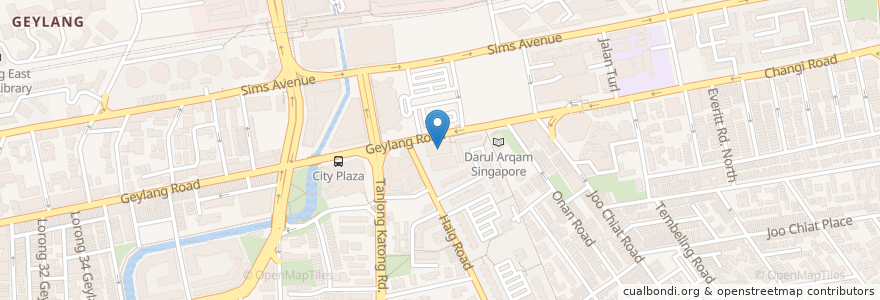 Mapa de ubicacion de Haig Road Food Centre en Singapour, Southeast.