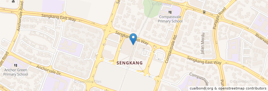 Mapa de ubicacion de Vista Dental Surgery en Singapura, Northeast.