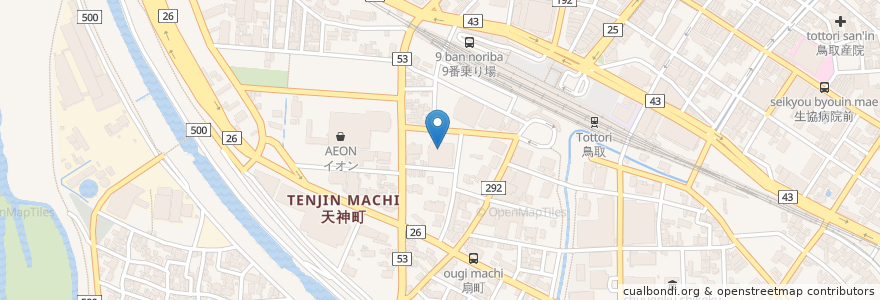 Mapa de ubicacion de サービス付き高齢者向け住宅　樹の郷　にこふふ en Japão, 鳥取県, 鳥取市.