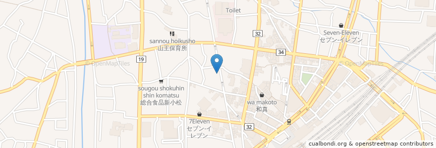 Mapa de ubicacion de 久保田歯科医院 en 日本, 長野県, 長野市.
