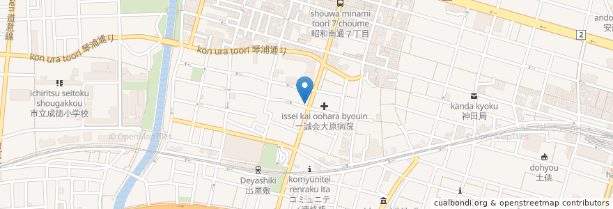 Mapa de ubicacion de 伊藤商店 en Japão, 兵庫県, 尼崎市.