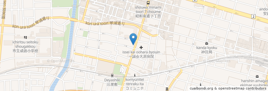 Mapa de ubicacion de からおけ喫茶 たまみ en ژاپن, 兵庫県, 尼崎市.