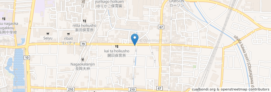 Mapa de ubicacion de ぶん太 en 日本, 京都府, 長岡京市.