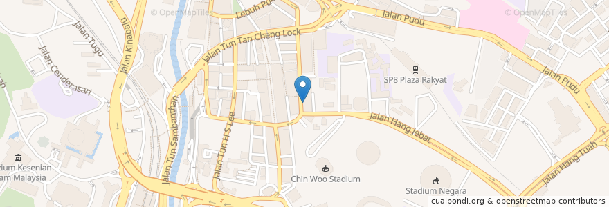 Mapa de ubicacion de The Palm Cafe en Malásia, Selangor, Kuala Lumpur.