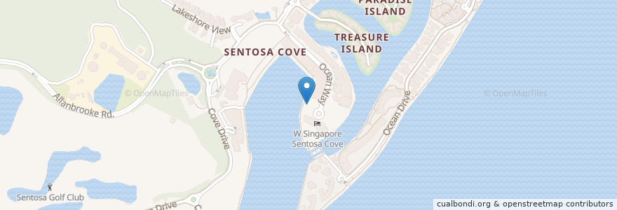 Mapa de ubicacion de The Kitchen Table en Singapura, Southwest.