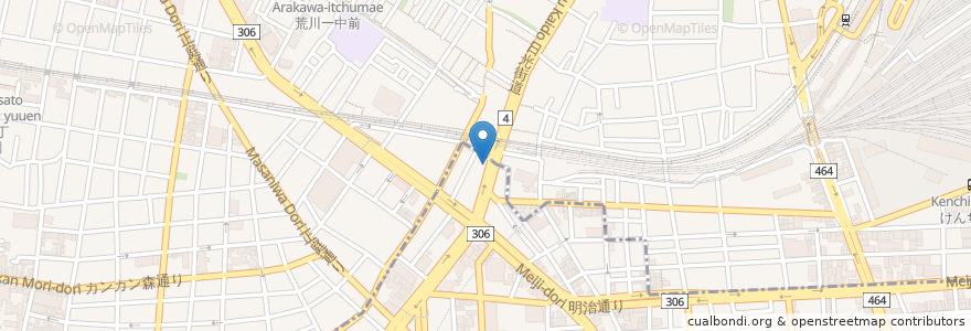 Mapa de ubicacion de やよい軒 en Japan, 東京都.