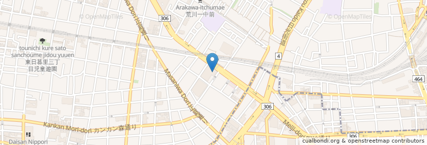 Mapa de ubicacion de ジョナサン en 日本, 東京都.