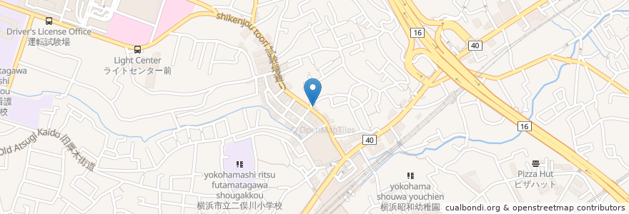 Mapa de ubicacion de 室伏整形外科医院 en Japón, Prefectura De Kanagawa, Yokohama, 旭区.