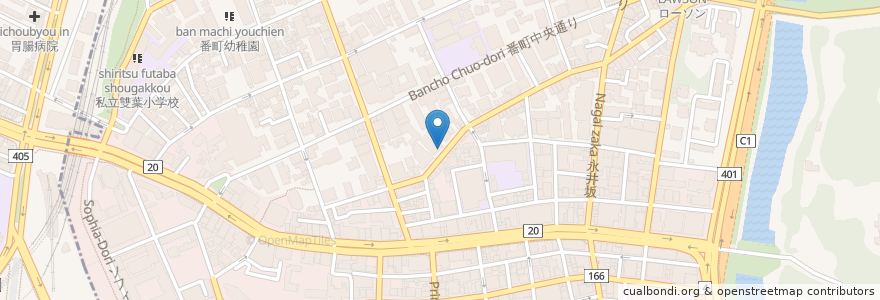 Mapa de ubicacion de 松月庵 en Jepun, 東京都, 千代田区.