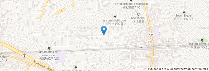 Mapa de ubicacion de 寿司富 en ژاپن, 東京都, 杉並区.