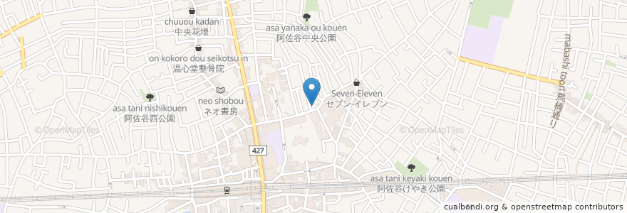 Mapa de ubicacion de 阿佐谷ファーマシー神明店 en Japan, Tokyo, Suginami.