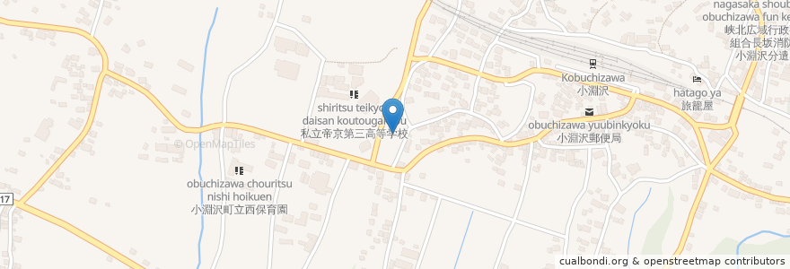 Mapa de ubicacion de 大宮神社 en 日本, 山梨県, 北杜市.