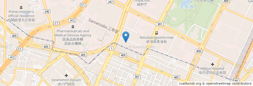 Mapa de ubicacion de アイ・ローズ クリニック en Japão, Tóquio.