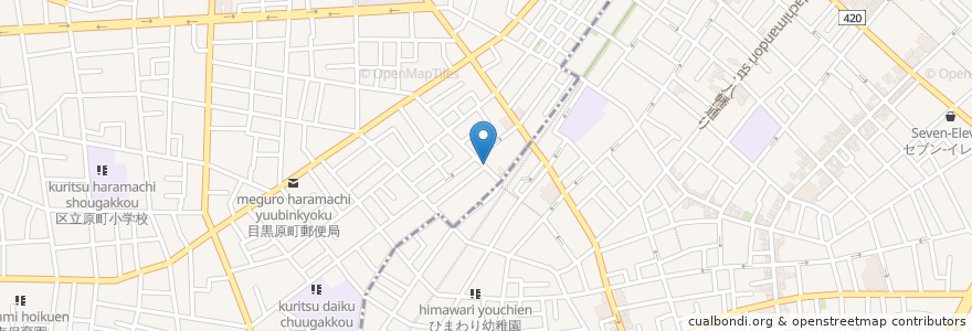 Mapa de ubicacion de 横浜家系ラーメン 武虎家 en 일본, 도쿄도.