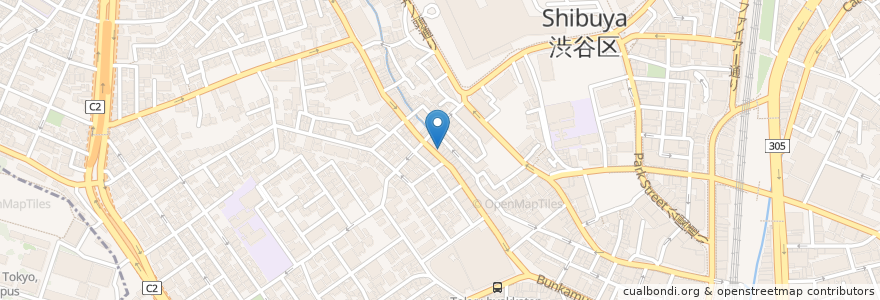 Mapa de ubicacion de MARUTA Udagawacho en Japonya, 東京都, 渋谷区.