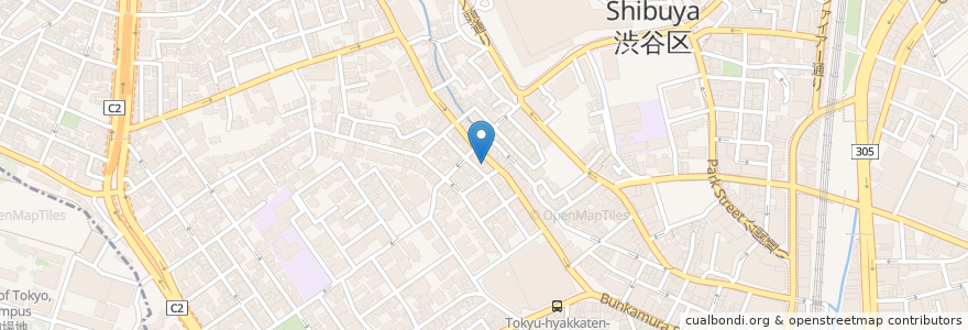 Mapa de ubicacion de 恋文酒場かっぱ 松濤店 en ژاپن, 東京都, 渋谷区.