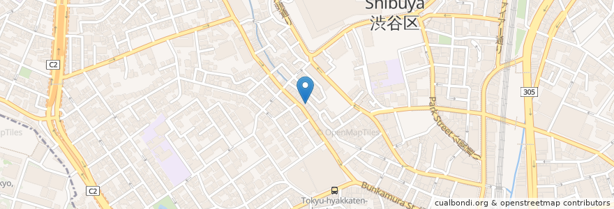 Mapa de ubicacion de 横丁酒場 あばらや 別館 en 日本, 東京都, 渋谷区.