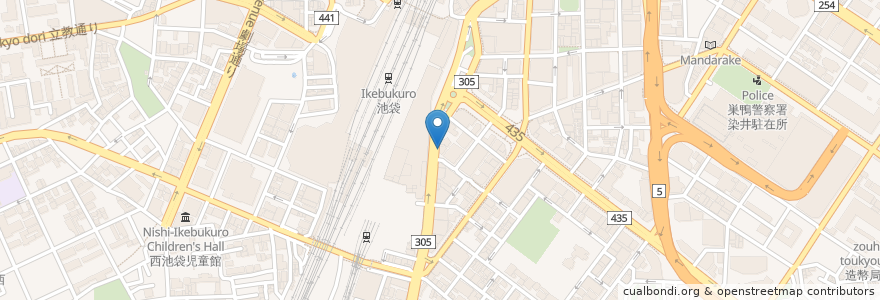 Mapa de ubicacion de Fufutei Ikebukuro East Exit Branch en Japan, Tokyo, Toshima.